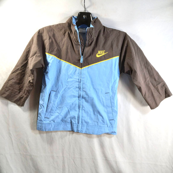 Nike Other - Nike Windbreaker Toddler Zip Jacket Brown